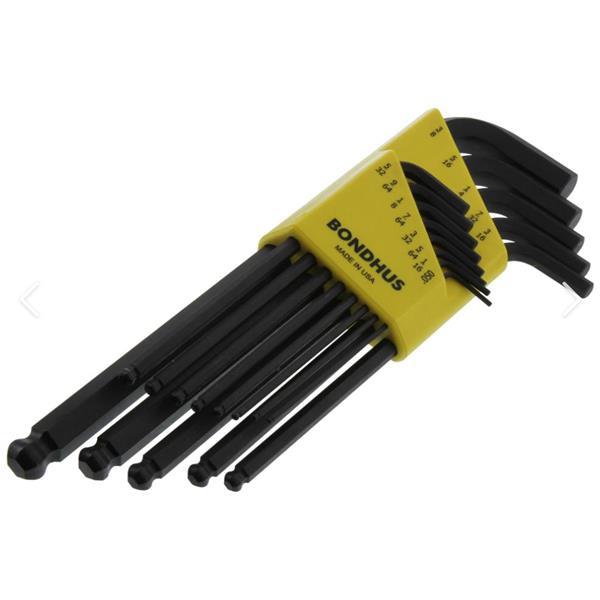 美國Bondhus波頭六角端L型扳手HLX10G