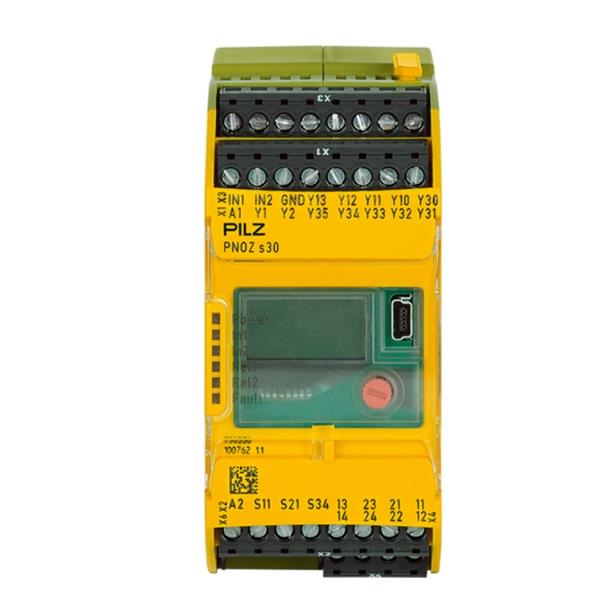 PILZ皮爾茲德國繼電器   PNOZ yio3 2DI 1SO 1SO t